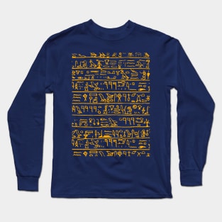 Egyptian hieroglyphs Long Sleeve T-Shirt